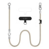 Tech-Protect C10S Rope Umhänge- und Handgelenkband-Set, Desert Beige/Titanium