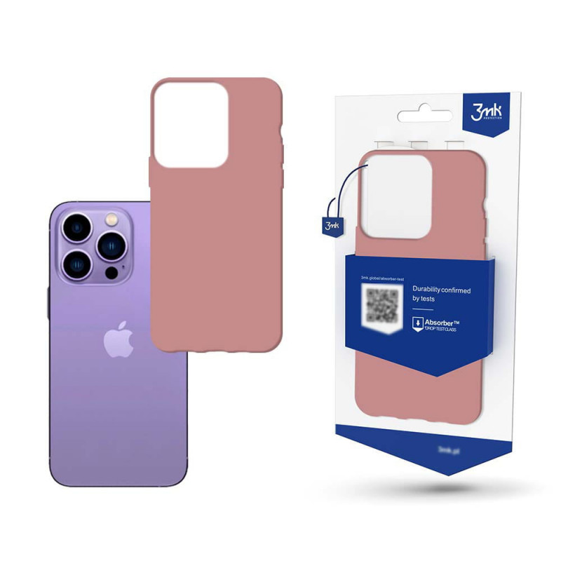 3MK Matt Case für Apple iPhone 14 Pro Max, pink