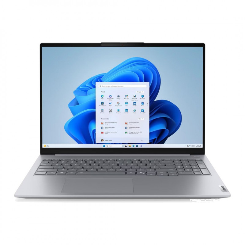 Lenovo ThinkBook 16 G9 IRL 16" WUXGA Notebook, Intel Core 5 210H, 16 GB DDR5 RAM, 512 GB SSD, Windows 11 Pro, Arktisgrau + Kensington K64467M-M1