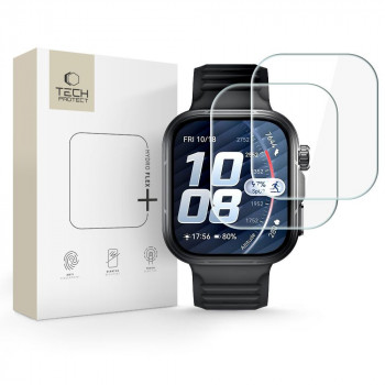 Tech-Protect Hydro Flex+ Hydrogel Displayschutzfolie für Huawei Watch Fit 5 Pro, transparent (2 Stk.)