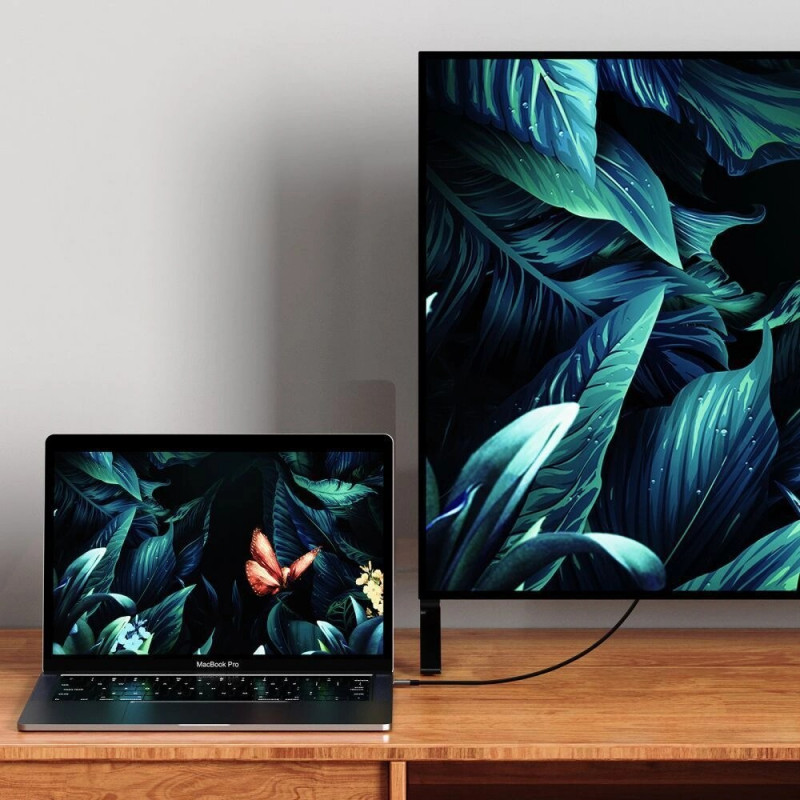 Tech-Protect UltraBoost USB-C-auf-DisplayPort-1.4-Kabel, 8K 60Hz, 180 cm, Schwarz