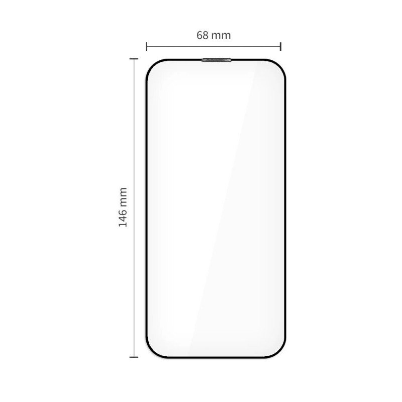 Tech-Protect Quick Set+ THP4500 Displayschutz aus gehärtetem Glas für Apple iPhone 17 Pro, Schwarz (2 Stk.)