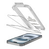 Tech-Protect Quick Set+ THP4498 Displayschutzfolie aus gehärtetem Glas für Apple iPhone 17, Schwarz (2 Stk.)