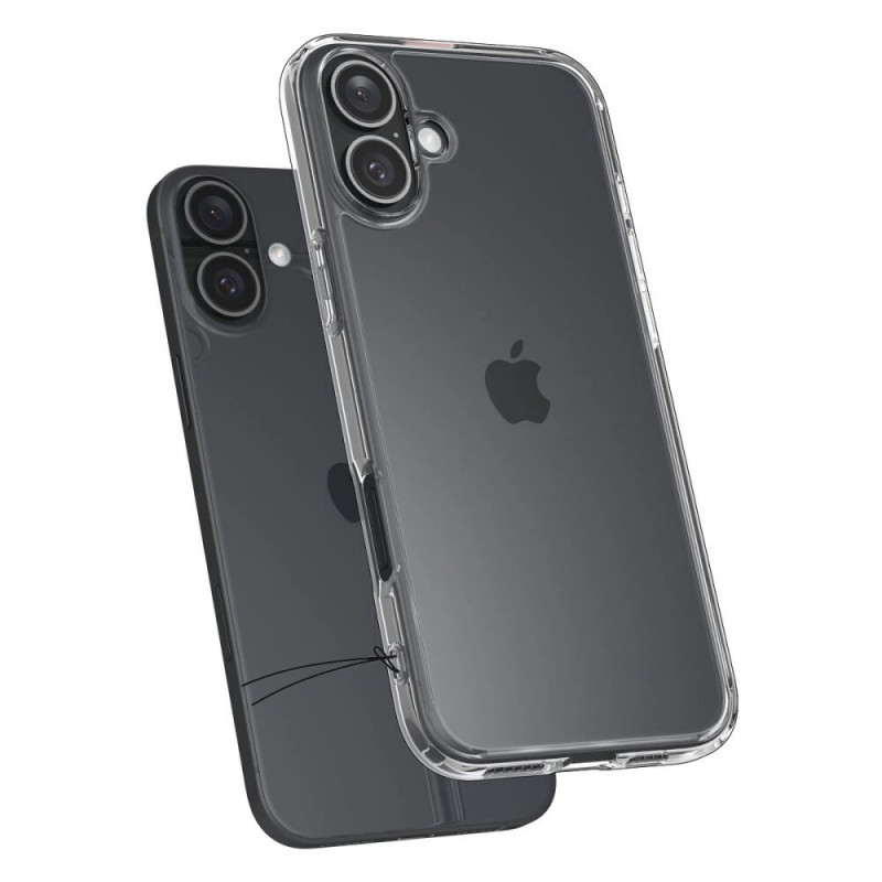 Spigen Ultra Hybrid Hülle für Apple iPhone 16, Crystal Clear