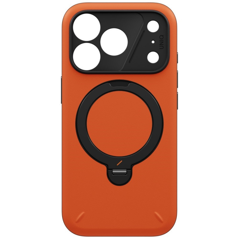 UNIQ Elix Hülle für Apple iPhone 18 Pro / 17 Pro, 360° drehbarer Kickstand, orange