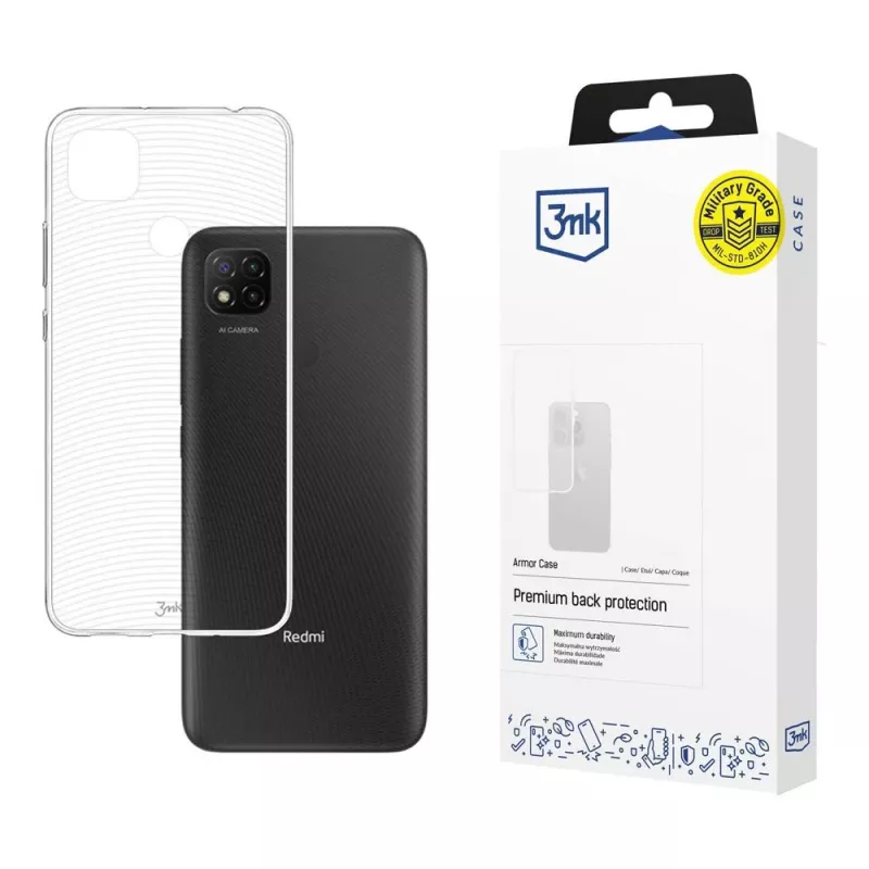 3mk Armor Case Xiaomi Redmi 9C Handyhülle, transparent