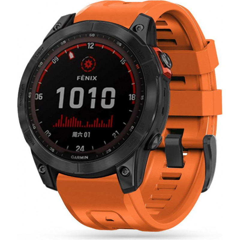 Tech-Protect Iconband THP924ORG Armband für Garmin Fenix 5/6/6 Pro/7, Orange