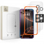Tech-Protect Easy Set+ THP4497 Displayschutzglas-Set aus gehärtetem Glas für Apple iPhone 16 Pro / 17 Pro, transparent (2+1 Stk.)