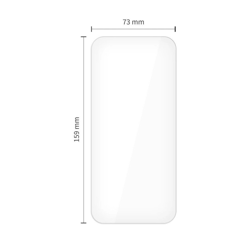 Tech-Protect Glass Fit+ THP4496 Panzerglas-Displayschutzfolie für Apple iPhone 16 Pro Max / 17 Pro Max / 18 Pro Max, transparent (2 Stk.)