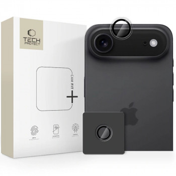 Tech-Protect Camring Fit+ Kamerabjektivabdeckung für Apple iPhone Air, transparent