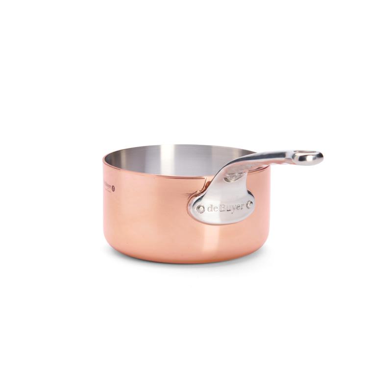 deBuyer De Buyer Inocuivre Kupfer-Stahl-beschichteter Kochtopf 16 cm (6406.16)