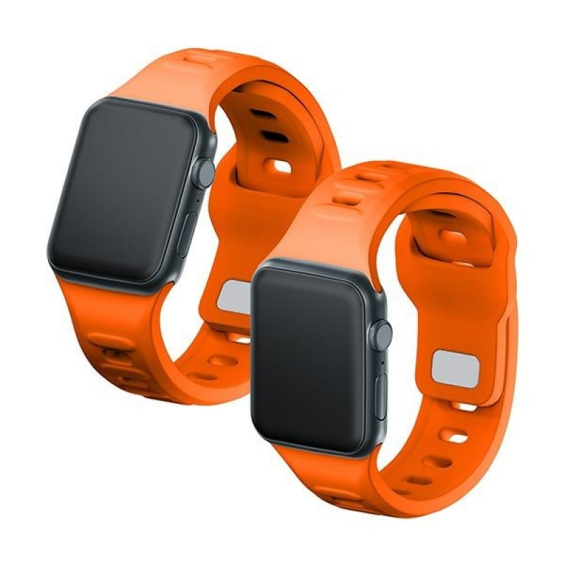 3mk Silikon-Armband für Apple Watch 38/40/41 mm, orange