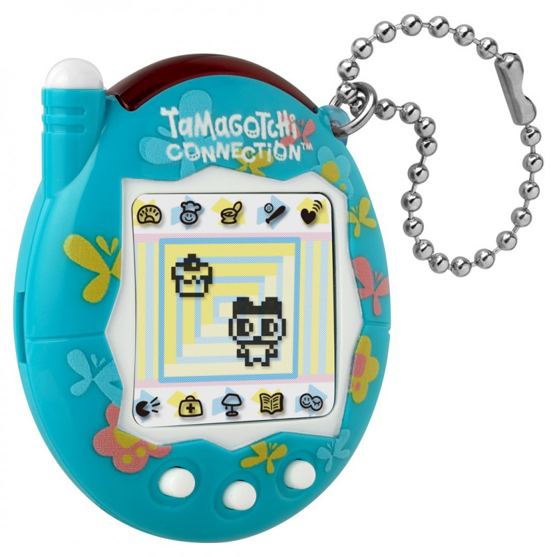 Bandai Tamagotchi Connection - Blue Butterflies tragbares elektronisches Spiel