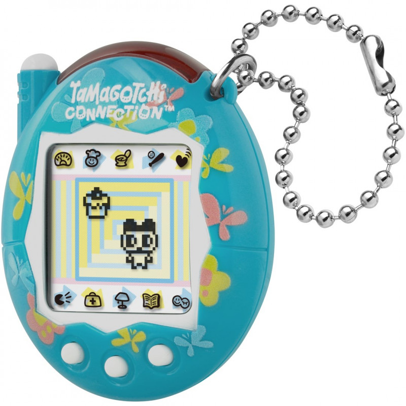 Bandai Tamagotchi Connection - Blue Butterflies tragbares elektronisches Spiel