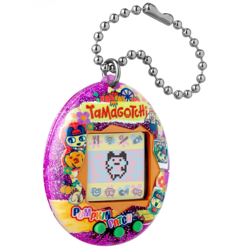 Bandai Tamagotchi Original - Pumpkin Patch tragbares elektronisches Spiel