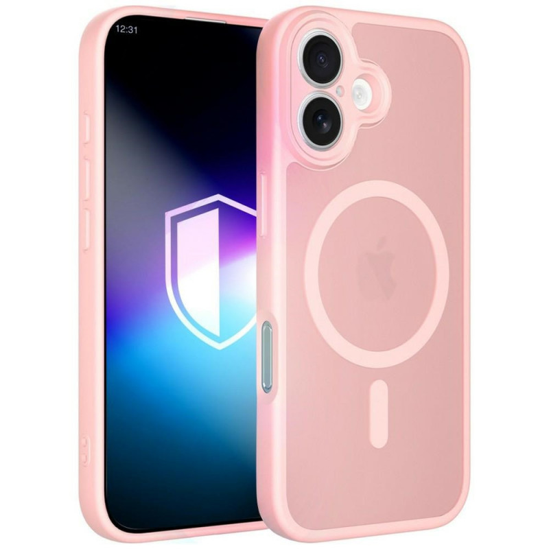 3MK Misty MagCase Magnetische Hülle für Apple iPhone 16, Pink