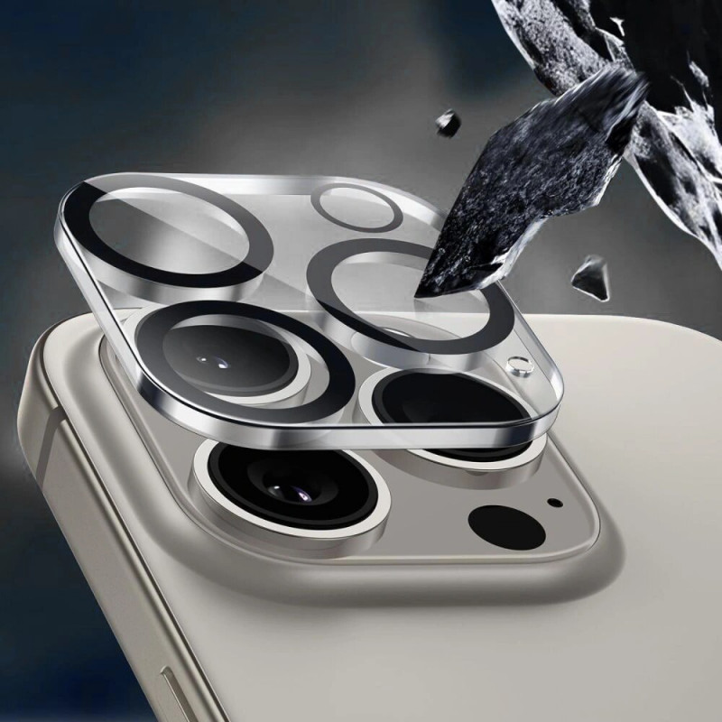 Tech-Protect Cam Fit+ Kameraobjektiv-Panzerglas für Apple iPhone 14 / 14 Plus / 15 / 15 Plus, transparent
