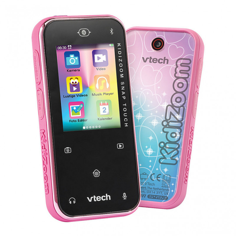 VTech KidiZoom Snap Touch 80-549254 Kinder-Digitalkamera, Pink
