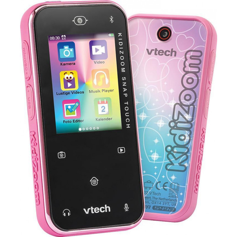 VTech KidiZoom Snap Touch 80-549254 Kinder-Digitalkamera, Pink