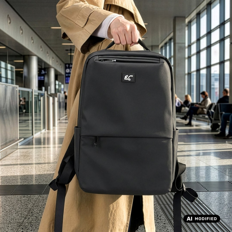 NanoRS RS202 B Laptop-Rucksack 15,6", Schwarz, 41x29x4, wasserdicht
