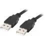 Lanberg USB-A M/M 2.0 Kabel 0,5 m, Schwarz