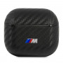 BMW BMA3WMPUCA PU Carbon M Collection Hülle für Apple AirPods 3, schwarz