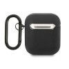 Mercedes-AMG AMA2SLWK Leder Big Logo Hülle für Apple AirPods 1/2, schwarz