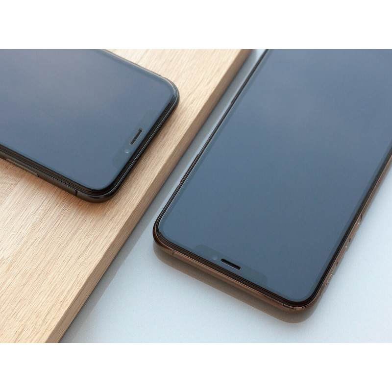 3MK HardGlass Max gehärtetes Glas für Apple iPhone 8, Schwarz