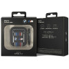 BMW BMA222SWTK Multiple Colored Lines Hülle für Apple AirPods 1/2, schwarz