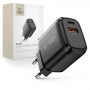 Tech-Protect NCA30 USB-A, USB-C Wandladegerät PD 30W / QC3.0, Schwarz