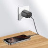 Tech-Protect NCA30 USB-A, USB-C Wandladegerät PD 30W / QC3.0, Schwarz