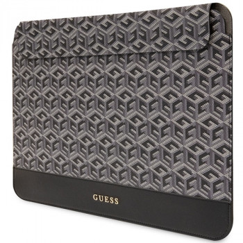 Guess GUCS16HGCFSEK GCube Stripes Laptophülle, 16 Zoll, schwarz