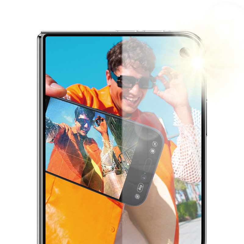 PanzerGlass Anti-reflektierender Armor Displayschutz vorne für iPhone 18 Duo, Transparent
