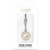 Guess GUCPMHGLD Heart Diamond Charm Handy-Anhänger mit Strasssteinen, gold