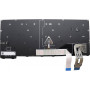 Lenovo Tastatur 5N21M37966, Schwarz, beleuchtet, English U.K. Layout