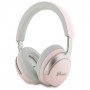 Guess GUBHC22PSBCSMP Metal Script Logo kabellose Over-Ear-Kopfhörer, ANC/ENC, pink