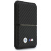 BMW M Carbon Metal Logos MagSafe Wallet, schwarz