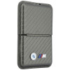 BMW M Carbon Metal Logos MagSafe Wallet, anthrazit