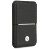 BMW Carbon Metal Logos MagSafe Wallet, schwarz