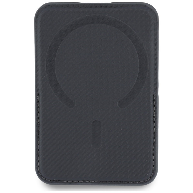 BMW Carbon Metal Logos MagSafe Wallet, anthrazit