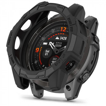 Tech-Protect Defense Air Hülle für Garmin Fenix 7X / 7X Pro, Schwarz
