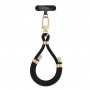 Tech-Protect C4S Rope Wrist Strap, Schwarz/Gold