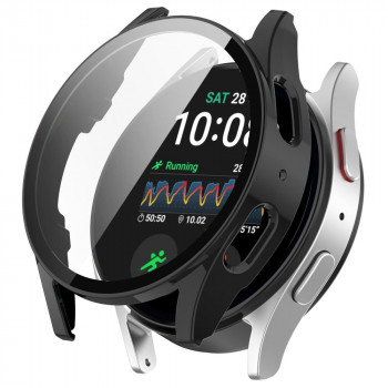 Tech-Protect Defense360 Hülle für Samsung Galaxy Watch 7 44 mm, Schwarz