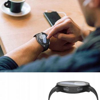 Tech-Protect Defense360 Hülle für Samsung Galaxy Watch 7 44 mm, Schwarz
