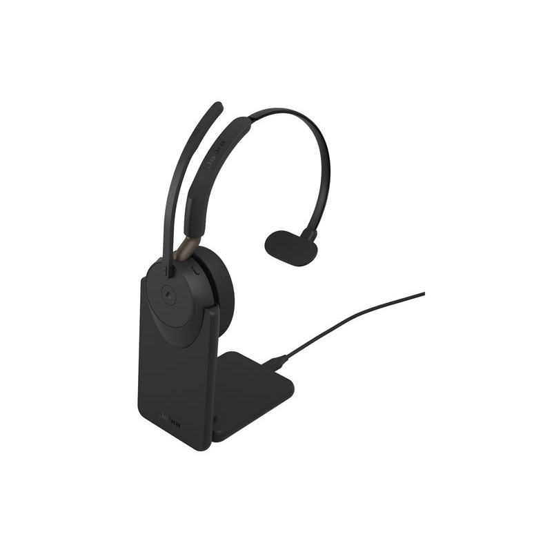 Jabra Evolve3 65 MS Mono-Headset, Link 390c, Ladestation, Schwarz (36599-899-889)