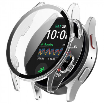 Tech-Protect Defense360 Hülle für Samsung Galaxy Watch 7 44 mm, transparent