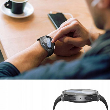 Tech-Protect Defense360 Hülle für Samsung Galaxy Watch 7 44 mm, transparent