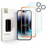 Tech-Protect Supreme Set gehärtetes Glas für Apple iPhone 16 Pro Max, transparent (3 Stk.)
