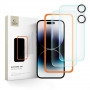 Tech-Protect Supreme Set gehärtetes Glas für Apple iPhone 16, transparent (3 Stk.)
