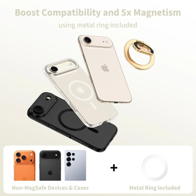 Tech-Protect MMR400 Lamano magnetischer MagSafe-Telefonring, Gold